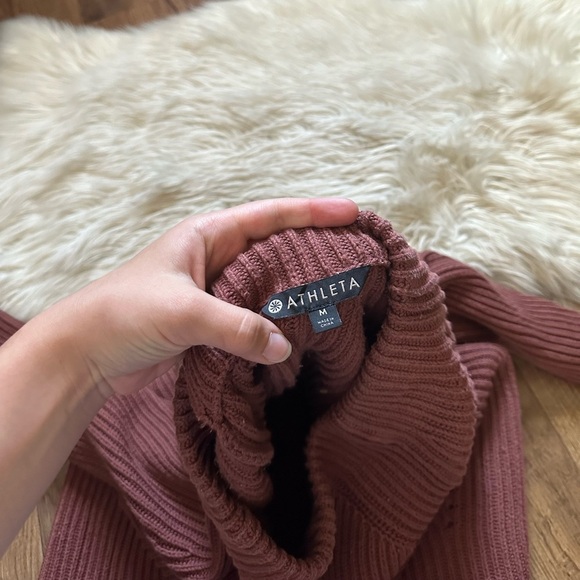 ATHLETA Rockland Knit Sweater In Havana Brown - Picture 5 of 6